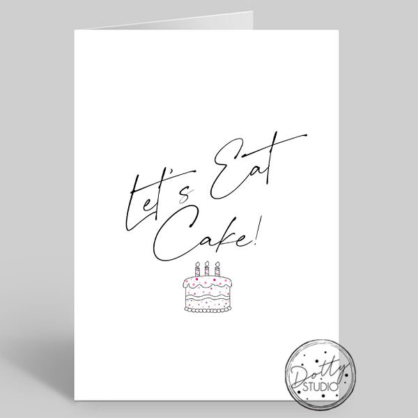 B0045 - Let's Eat Cake | Pack Size 6