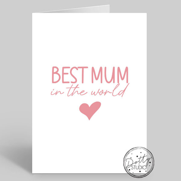 MD003 - Best Mum In The World | Pack Size 6