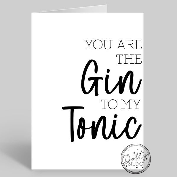 VD011 - Gin To My Tonic | Pack Size 6