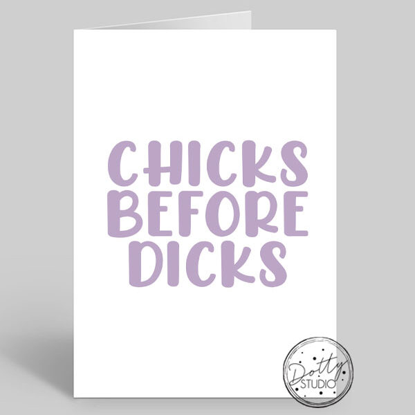 F002 - Chicks Before... | Pack Size 6