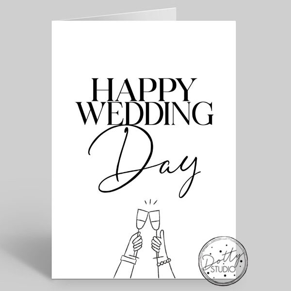 W003 - Happy Wedding Day | Pack Size 6