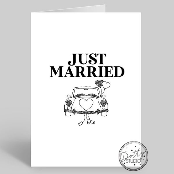 W004 - Just Married | Pack Size 6